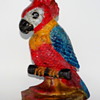 1920's Cast Iron Polly Parrot (or Cockatoo On Perch) Doorstop