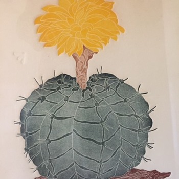 Vintage Art Print -Unknown Signature - Fine Art