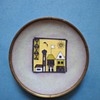 Handmade copper cloisonné enamel saucer