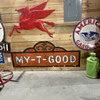Porcelain Food Sign