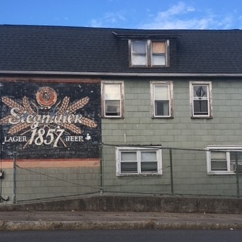 Vintage Stegmaier Beer Advertising Mural - Advertising