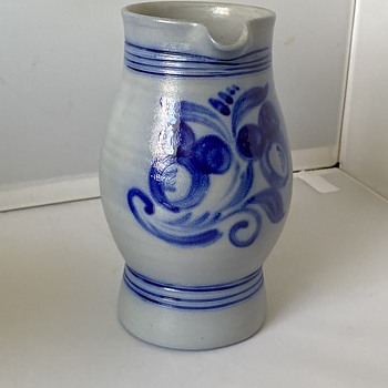 Vintage stoneware pitcher  - China and Dinnerware