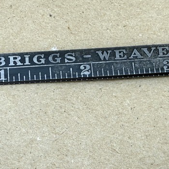 Lufkin Tri-Folding Steel Rule, Briggs-Weaver Machinery Co., Dallas, Texas - Advertising