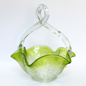 Loetz Pêle-mêle Basket, c.1894 - Art Glass
