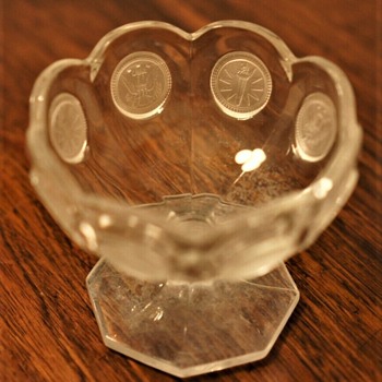 50 Years Indepence of Texas 1886 - Art Glass