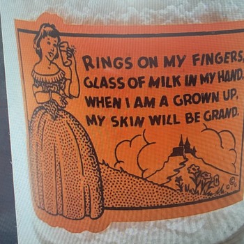 BATAVIA DAIRY 2 COLOR RHYME MILK BOTTLE - Bottles