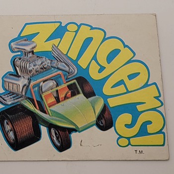 Zingers Trading Card - Model Cars