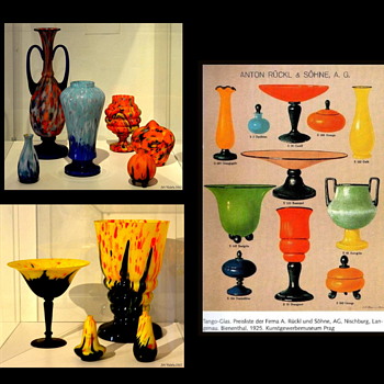 Rückl & Their Glass – What do I think We Know For Sure – Establishing a Baseline With Known Shapes -Part 1 in a Series - Art Glass