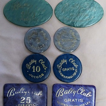 Bally Club Gratis  Spanish Language Gaming Chips - Advertising