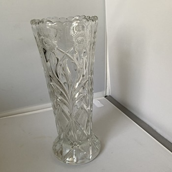Vintage large glass Vase - Glassware