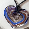 Vintage Art Glass Pendant 