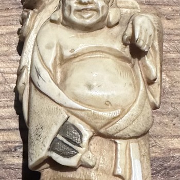 Carved Ivory Buddha - Asian