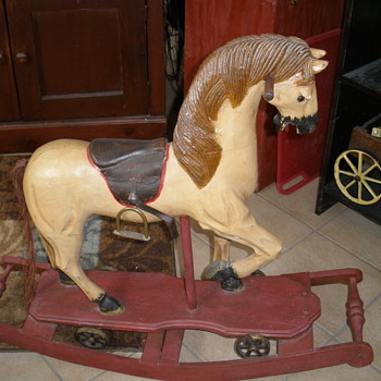 Wooden rocking horse - Toys