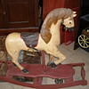 Wooden rocking horse