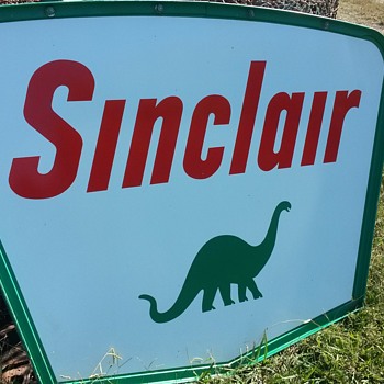 Double sided SINCLAIR DINO - Advertising