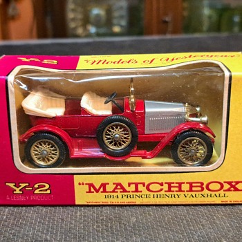 Mystical Magical Matchbox Monday Y2 1914 Prince Henry Vauxhall - Model Cars