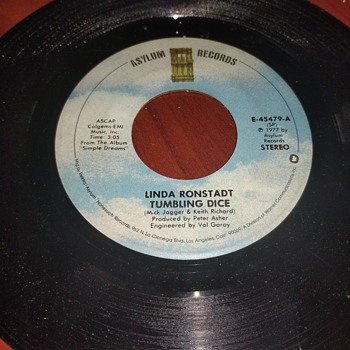 "TUMBLING DICE"-LINDA RONSTADT...THE QUEEN OF COVERS - Records