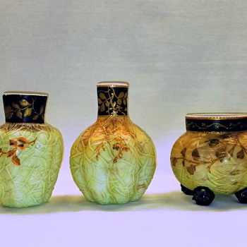 Three Harrach Vases - Art Glass
