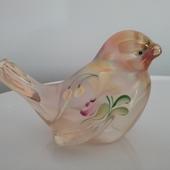 Fenton Glass bird  - Animals