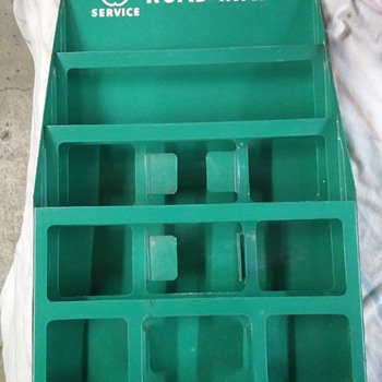 Cities Service Map rack - Petroliana