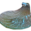 Murano Glass Shell Shaped  Bowl from the 1960s.