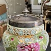 Noritake Moriage gilded biscuit barrel humidor
