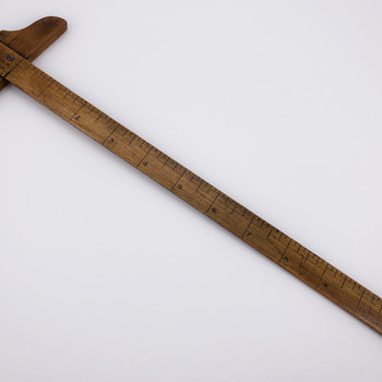 1912 Homemade Drafter's Wooden T-Square - Tools and Hardware