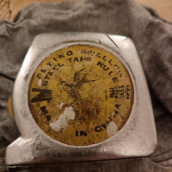 Early Chinese metal tape measure 