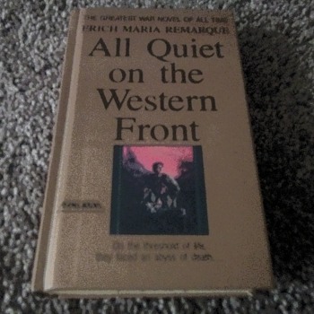 Remarques' 'All Quiet On The Western Front' - Books