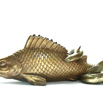 Antoine Gustave De Bruyn - FIVES LILLE, large ashtray. late 19th century - Art Nouveau