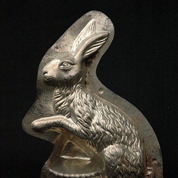 grand moule de confiseur - chocolatier, lapin de pâques. Début XXè - Kitchen