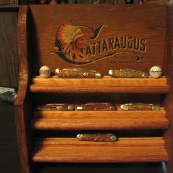 Cattaraugus knife shelf - Advertising