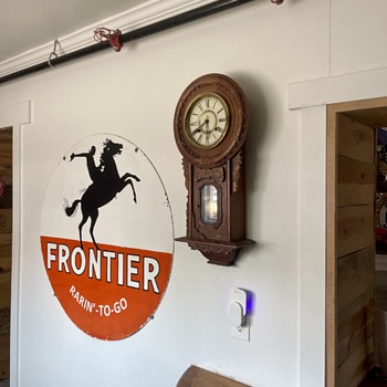 Porcelain Signs and Clock - Clocks