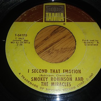 Smokey Robinson And The Miracles...On 45 RPM Vinyl - Records