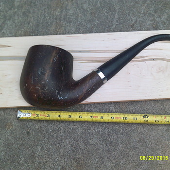 large cast aluminum wall hanging pipe--advertising?? - Advertising