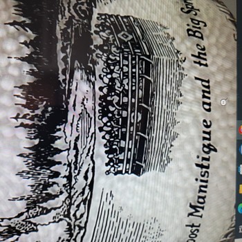 NELSON'S CLOVERLAND DAIRY...MANISTIQUE MICHIGAN QUART MILK BOTTLE - Accessories