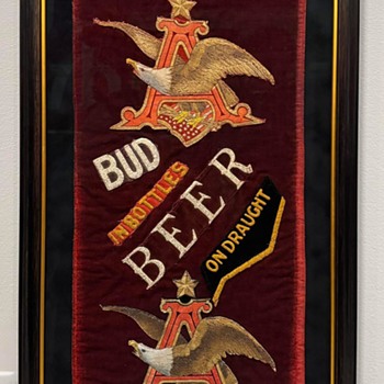 Pre-Prohibition Budweiser Banner 