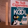 1960`s Kool cigarette flange sign