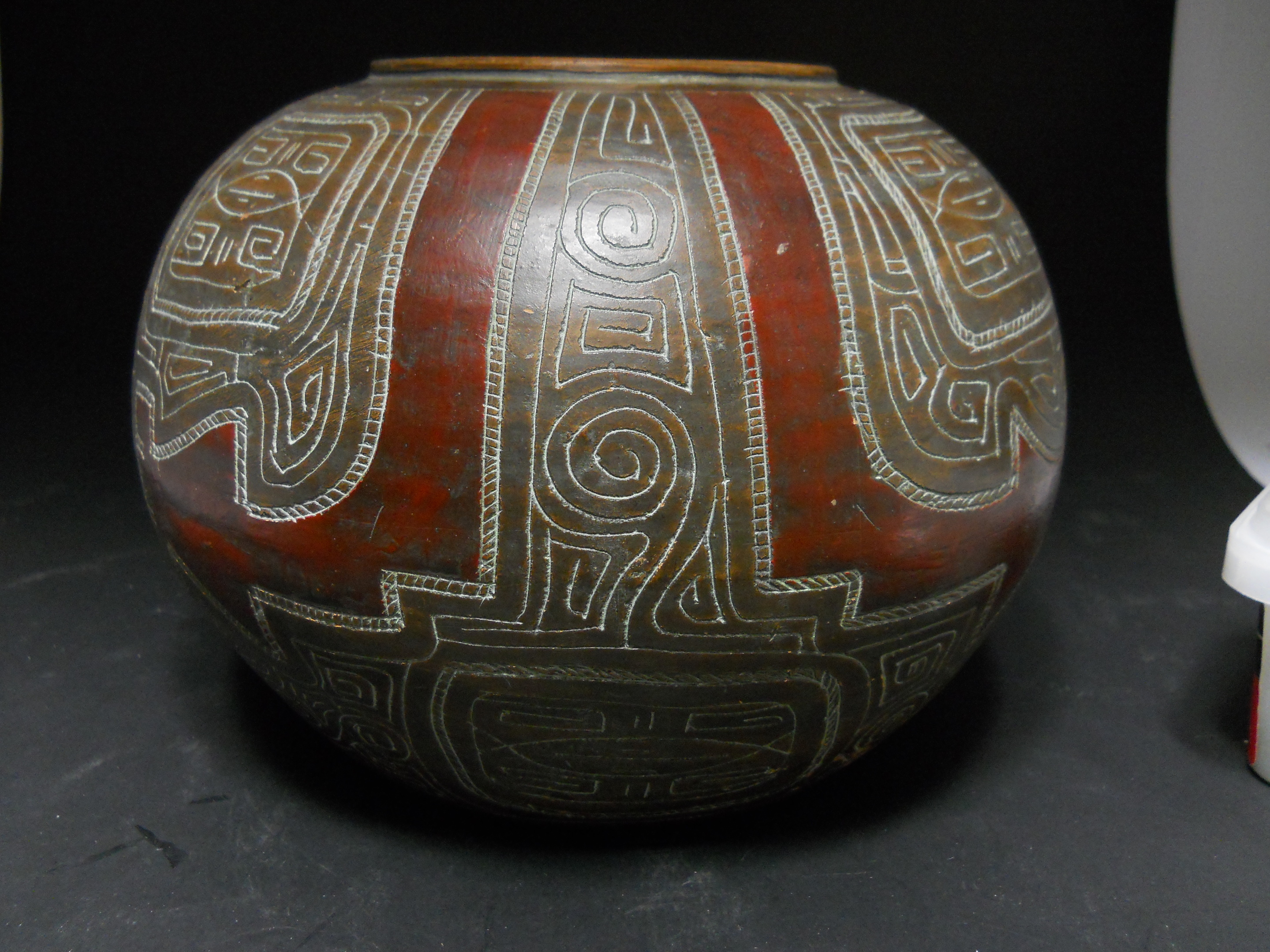 Brazilian Marajoara Terracotta Pot South American Pottery Collectors 
