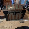 Antique Camelback Trunk