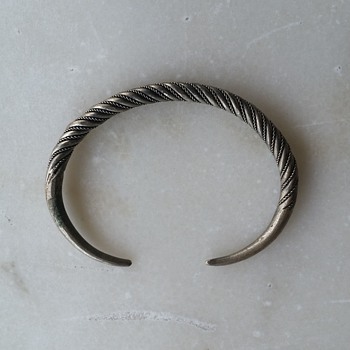 Mystery pewter? cuff - Fine Jewelry