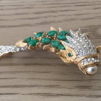 KJL 1960’s FANTASY COLLECTION/SEA CREATURE...a birthday present from my Daughter! - Costume Jewelry