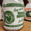 HARM'S DAIRY...SAVANNAH GEORGIA WAR SLOGAN MILK BOTTLE