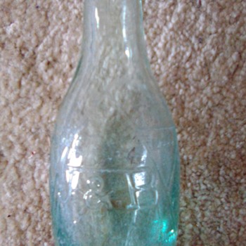 Old torpedo blob top  soda bottle - Bottles