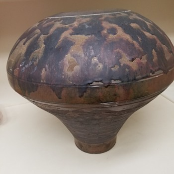Help Identify Pottery Artist 1987 - Large Unique Art Piece. - Pottery