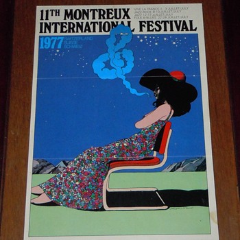 1977 Montreux Jazz festival programe - Advertising