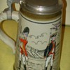 Vintage Revolutionary War Themed Beer Stein made by Marzi and Remy Germany