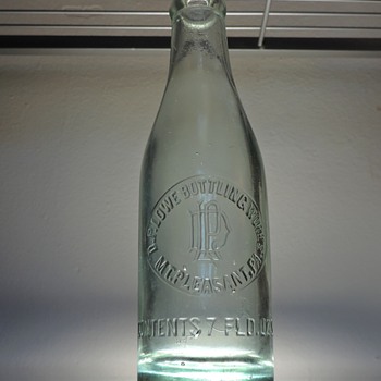 D.P. Lowe Bottling Works Soda Bottle Mount Pleasant, Pennsylvania Embossed Antique D.O.C. Dominick O. Cunningham Glass - Bottles