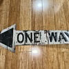 1950s ONE WAY Sign from Brooklyn, New York