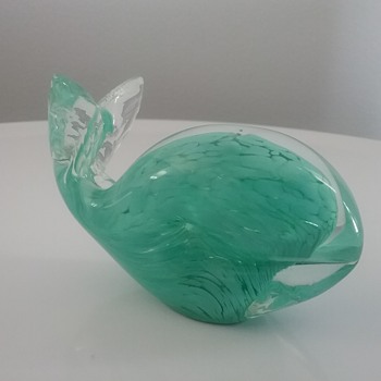Hokitika Glass whale  - Animals